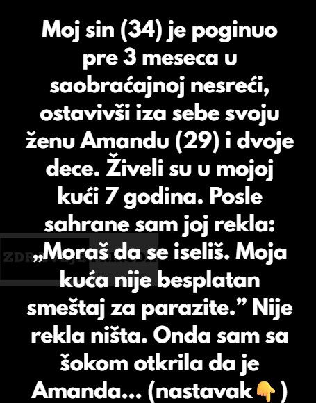 “Izbacila sam snaju i unuke nakon smrti mog sina – moja kuća nije besplatan hotel.” - featured image