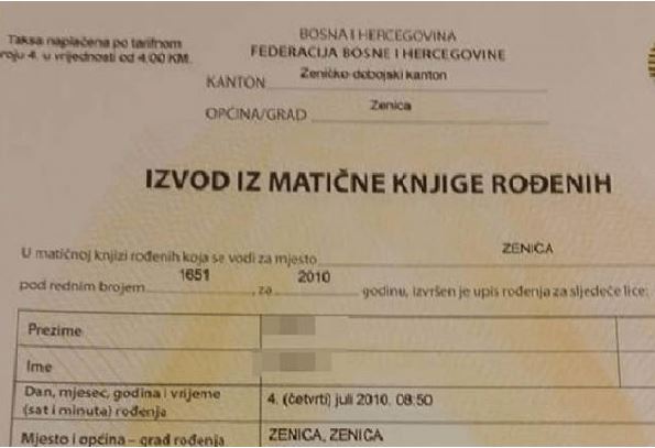 OVO IMA SAMO NA BRDOVITOM BALKANU: Kada je otac UGLEDAO RODNI LIST KĆERKE, nije mogao sebi doći od šoka! (FOTO) - featured image