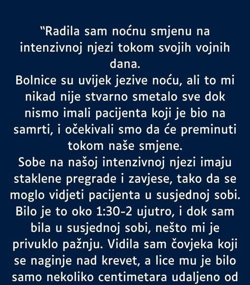 “Radila sam noćnu smjenu na intenzivnoj njezi… - featured image “Radila sam noćnu smjenu na intenzivnoj njezi… - featured image