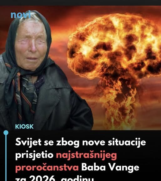 Svijet se zbog nove situacije prisjetio najstrašnijeg proročanstva Baba Vange za 2026. godinu - featured image