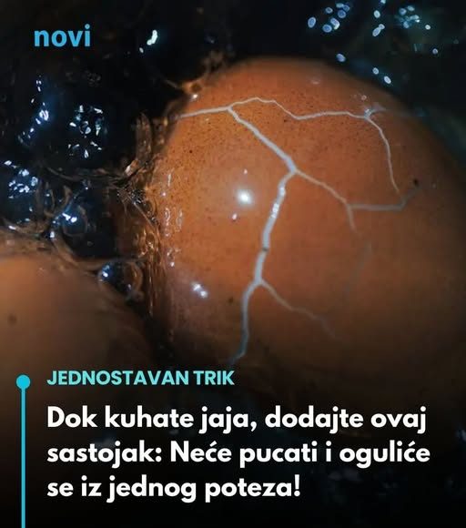 Dok kuhate jaja, dodajte ovaj sastojak: Neće pucati i oguliće se iz jednog poteza! - featured image