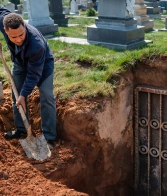 Unuk je iskopao grob svog dede i otkrio skrivena vrata ispod njega. Kada ih je otvorio, njegov vrisak odjeknuo je celim grobljem. Unuk je iskopao grob svog dede i otkrio skrivena vrata ispod njega. Kada ih je otvorio, njegov vrisak odjeknuo je celim grobljem. - featured image