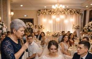 Usred slavlja, svekrva uzela mikrofon i, bez oklijevanja, snahu nazvala “kučkom”, samo zato što je živjela u selu: odgovor mladenkinog oca iznenadio je sve 😱 Usred slavlja, svekrva uzela mikrofon i, bez oklijevanja, snahu nazvala “kučkom”, samo zato što je živjela u selu: odgovor mladenkinog oca iznenadio je sve 😱 - featured image