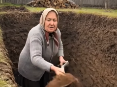 Svi u selu su mislili da je starica izgubila razum kad je počela da kopa nasred dvorišta, ali ono što je iskopala zaledilo je svima krv u žilama