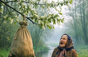 Jedna starica je među granama pronašla misteriozni paket. Pogledala je unutra, ali čim je vidjela sadržaj, nije mogla da ostane mirna i počela je bježati, potpuno prestravljena… 😲😲😲