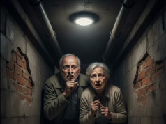 Zaključali su nas u podrum kako bi nam oduzeli kuću, ali moj muž mi je šapnuo: “Oni ne znaju što se nalazi iza ovog zida.” Nitko nije mogao zamisliti da će nas izdaja našeg sina spasiti.