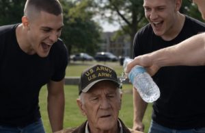 Trojica huligana u parku su se rugala jednom starcu, polili su ga vodom i smejali se. Ali mladići nisu ni slutili ko je zapravo taj starac i kako će se ovaj susret završiti za njih. Trojica huligana u parku su se rugala jednom starcu, polili su ga vodom i smejali se. Ali mladići nisu ni slutili ko je zapravo taj starac i kako će se ovaj susret završiti za njih. - featured image
