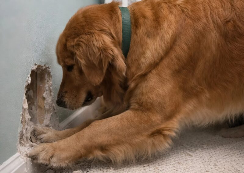 Moj pas je počeo besno da grebe zid iza dečjeg krevetića moje osmomesečne ćerke: u početku smo mislili da je jednostavno poludeo, ali kada smo zavirili u zid, pronašli smo tamo nešto zaista užasno. - featured image