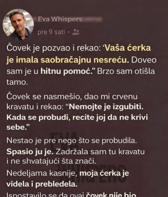 Kako jedan neočekivani gest može promeniti sve: priča o crvenoj kravati i humanosti