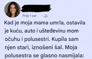 Ostala bez svega, osim starog šala: Priča o neočekivanom nasleđu