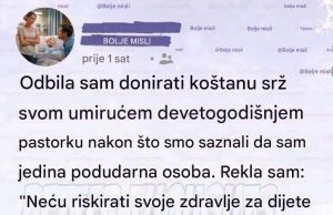 Odbila sam dati kostanu srz svom pastorku