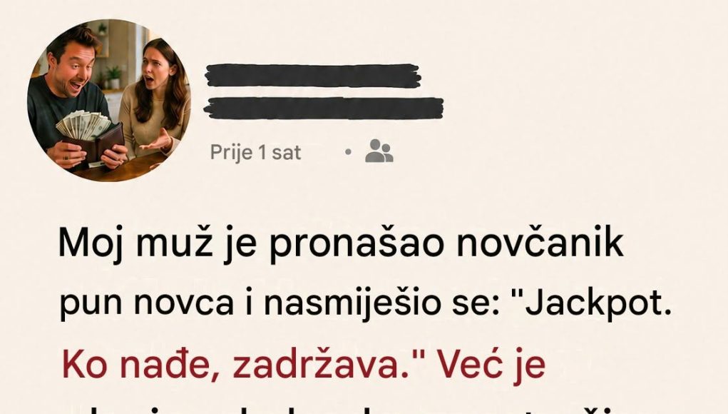 Dečji crtež koji je promenio sve: Suprug je hteo da zadrži izgubljeni novčanik pun para, a onda je usledio susret koji ga je slomio - featured image Dečji crtež koji je promenio sve: Suprug je hteo da zadrži izgubljeni novčanik pun para, a onda je usledio susret koji ga je slomio - featured image