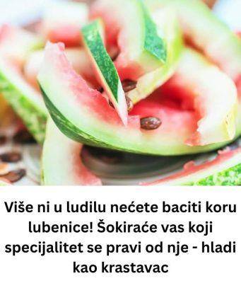 Više ni u ludilu nećete baciti koru lubenice! Šokiraće vas koji specijalitet se pravi od nje – hladi kao krastavac Više ni u ludilu nećete baciti koru lubenice! Šokiraće vas koji specijalitet se pravi od nje – hladi kao krastavac - featured image