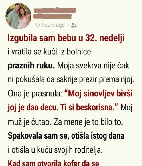 Svekrva me je nazvala beskorisnom nakon što sam izgubila bebu, a muž je ćutao: Istinu sam pronašla u koferu - featured image