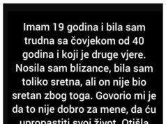 “Imam 19 godina i bila sam trudna sa čovjekom od 40 godina i koji je druge vjere.” “Imam 19 godina i bila sam trudna sa čovjekom od 40 godina i koji je druge vjere.” - featured image