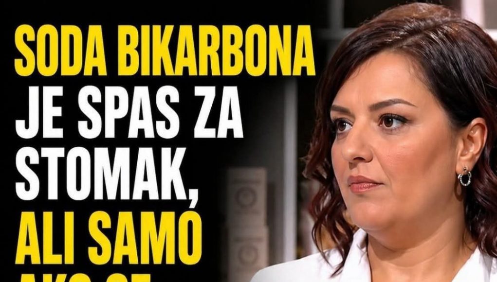 SODA BIKARBONA JE SPAS ZA STOMAK, ALI SAMO AKO SE KORISTI OVAKO: Dr Sanja otkrila jedini ispravan način - featured image