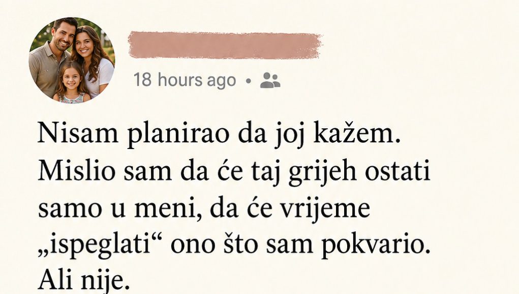 Prevario je suprugu i očekivao bijes, ali njena jedna rečenica slomila ga je više od svake svađe - featured image