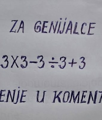 Najlakši zadatak za osnovce namučio mnoge starije ljude: Da li ste vi “genije” koji bez digitrona može ovo da reši? Najlakši zadatak za osnovce namučio mnoge starije ljude: Da li ste vi “genije” koji bez digitrona može ovo da reši? - featured image