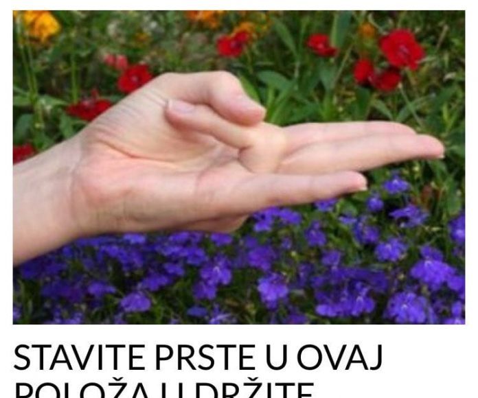 STAVITE PRSTE U OVAJ POLOŽAJ I DRŽITE NEKOLIKO SEKUNDI: Bit Ćete Nam Zahvalni Na Ovome, Provjereno Radi! - featured image