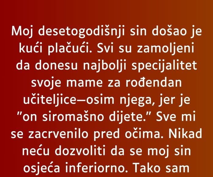 Moj desetogodišnji sin došao je kući plačući…” - featured image Moj desetogodišnji sin došao je kući plačući…” - featured image