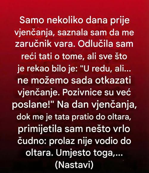 Na dan vjenčanja izabrala sam druga vrata i započela novi život - featured image