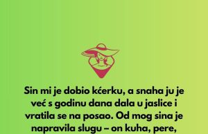„Kako da spasim sina i unuku?“: Svekrva otkrila zbog čega je zaratila sa snahom „Kako da spasim sina i unuku?“: Svekrva otkrila zbog čega je zaratila sa snahom - featured image
