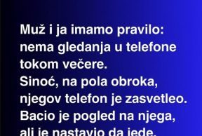 U našoj kući postoji jedno jednostavno pravilo: nema telefona za večerom. Taj deo dana posvećen je porodici, razgovoru i međusobnom slušanju ali…. U našoj kući postoji jedno jednostavno pravilo: nema telefona za večerom. Taj deo dana posvećen je porodici, razgovoru i međusobnom slušanju ali…. - featured image