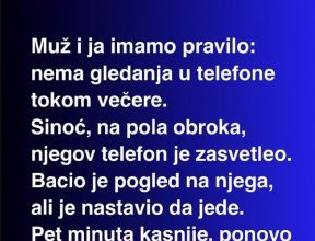 U našoj kući postoji jedno jednostavno pravilo: nema telefona za večerom. Taj deo dana posvećen je porodici, razgovoru i međusobnom slušanju ali…. U našoj kući postoji jedno jednostavno pravilo: nema telefona za večerom. Taj deo dana posvećen je porodici, razgovoru i međusobnom slušanju ali…. - featured image