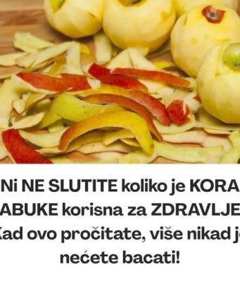 KORA JABUKE SE NE BACA: Ni ne slutite koliko je korisna, evo kako sve možete da je upotrijebite KORA JABUKE SE NE BACA: Ni ne slutite koliko je korisna, evo kako sve možete da je upotrijebite - featured image