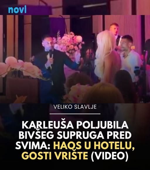 Karleuša poljubila bivšeg supruga pred svima: Haos u hotelu, gosti vrište (VIDEO) - featured image