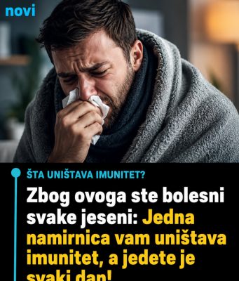 Zbog ovoga ste bolesni svake jeseni: Jedna namirnica vam uništava imunitet, a jedete je svaki dan! Zbog ovoga ste bolesni svake jeseni: Jedna namirnica vam uništava imunitet, a jedete je svaki dan! - featured image