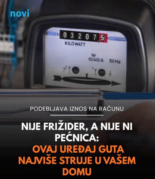 Nije frižider, a nije ni pećnica: Ovaj uređaj guta najviše struje u vašem domu - featured image