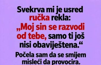 Svekrva mi je usred ručka rekla da se njen sin razvodi od mene Svekrva mi je usred ručka rekla da se njen sin razvodi od mene - featured image