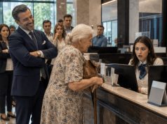 Milijunaš se nasmijao kad je 90-godišnja starica zatražila da provjeri stanje na računu. Nekoliko trenutaka kasnije cijela je banka ostala bez riječi. Milijunaš se nasmijao kad je 90-godišnja starica zatražila da provjeri stanje na računu. Nekoliko trenutaka kasnije cijela je banka ostala bez riječi. - featured image