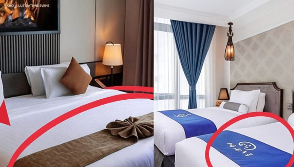 Čemu zapravo služi uska traka od tkanine preko hotelskog kreveta? - featured image