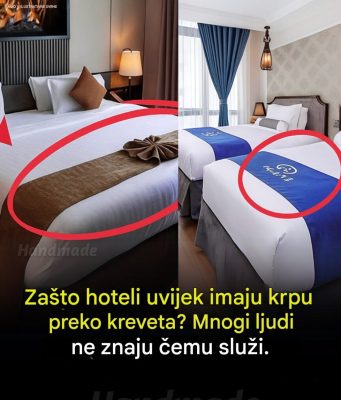 Čemu zapravo služi uska traka od tkanine preko hotelskog kreveta? Čemu zapravo služi uska traka od tkanine preko hotelskog kreveta? - featured image