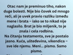 Moj brat je dobio nasledstvo, a ja sam dobio… Moj brat je dobio nasledstvo, a ja sam dobio… - featured image