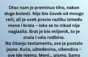 Moj brat je dobio nasledstvo, a ja sam dobio… Moj brat je dobio nasledstvo, a ja sam dobio… - featured image