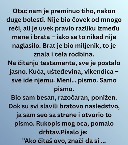 Moj brat je dobio nasledstvo, a ja sam dobio… - featured image
