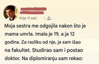Imao sam 12 godina kada mi je umrla majka: Moja sestra je tada odustala od svojih snova da bi se brinula o meni Imao sam 12 godina kada mi je umrla majka: Moja sestra je tada odustala od svojih snova da bi se brinula o meni - featured image