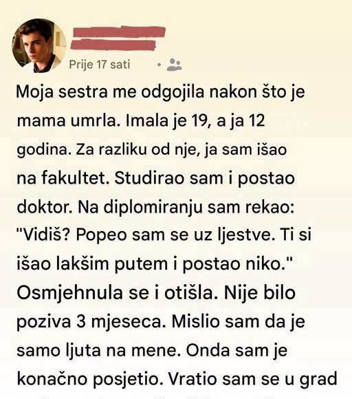 Imao sam 12 godina kada mi je umrla majka: Moja sestra je tada odustala od svojih snova da bi se brinula o meni - featured image
