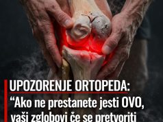 UPOZORENJE ORTOPEDA: “Ako ne prestanete jesti OVO, vaši zglobovi će se pretvoriti u ‘prah’ prije 60-e!” UPOZORENJE ORTOPEDA: “Ako ne prestanete jesti OVO, vaši zglobovi će se pretvoriti u ‘prah’ prije 60-e!” - featured image