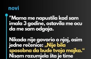 “Majka me je ostavila kada sam imala samo 3 godine i otac se morao brinuti o meni…” “Majka me je ostavila kada sam imala samo 3 godine i otac se morao brinuti o meni…” - featured image