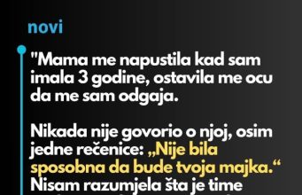 “Majka me je ostavila kada sam imala samo 3 godine i otac se morao brinuti o meni…” “Majka me je ostavila kada sam imala samo 3 godine i otac se morao brinuti o meni…” - featured image