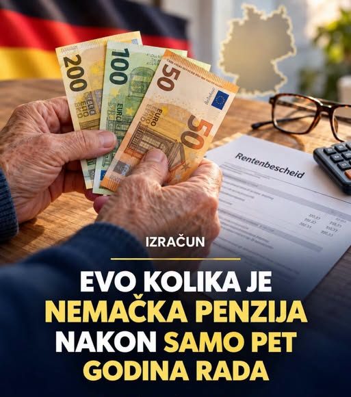 Kolika je nemačka penzija posle samo pet godina rada? Evo računice prema iznosima za 2026. godinu - featured image